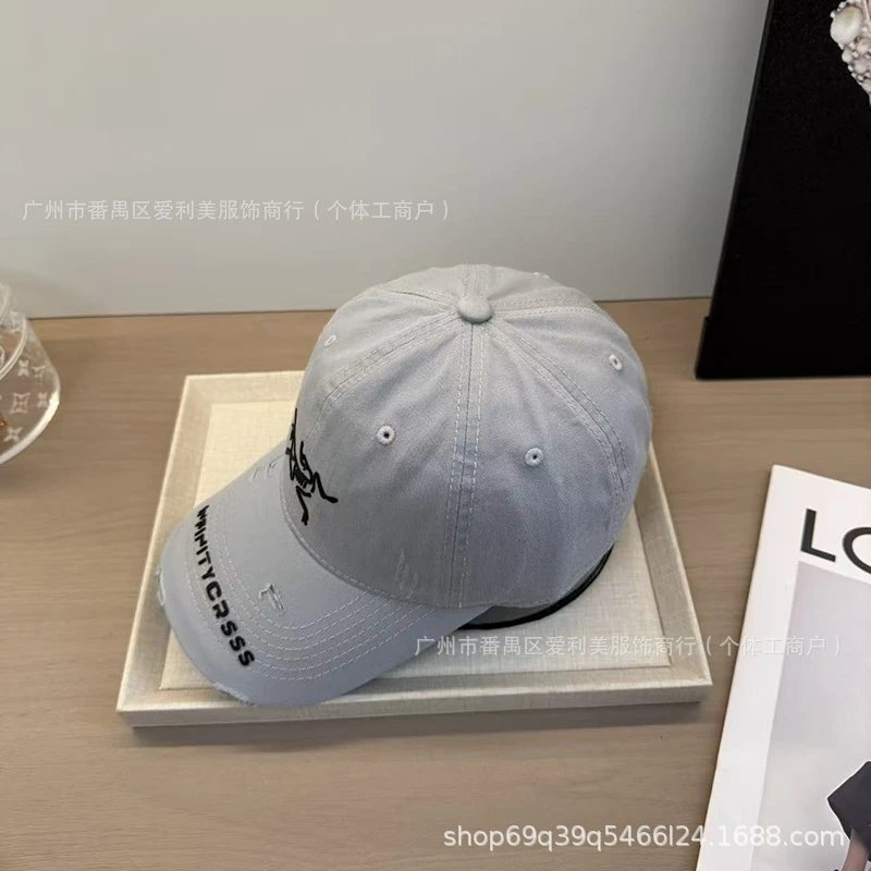 Arc'teryx x Infinitycrass Beige Distressed Baseball Cap - 13