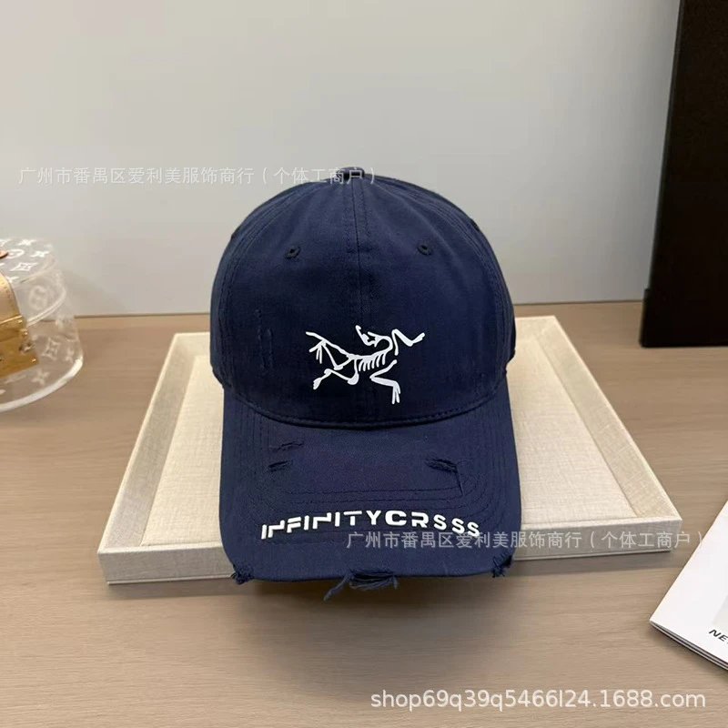 Arc'teryx x Infinitycrass Beige Distressed Baseball Cap - 18