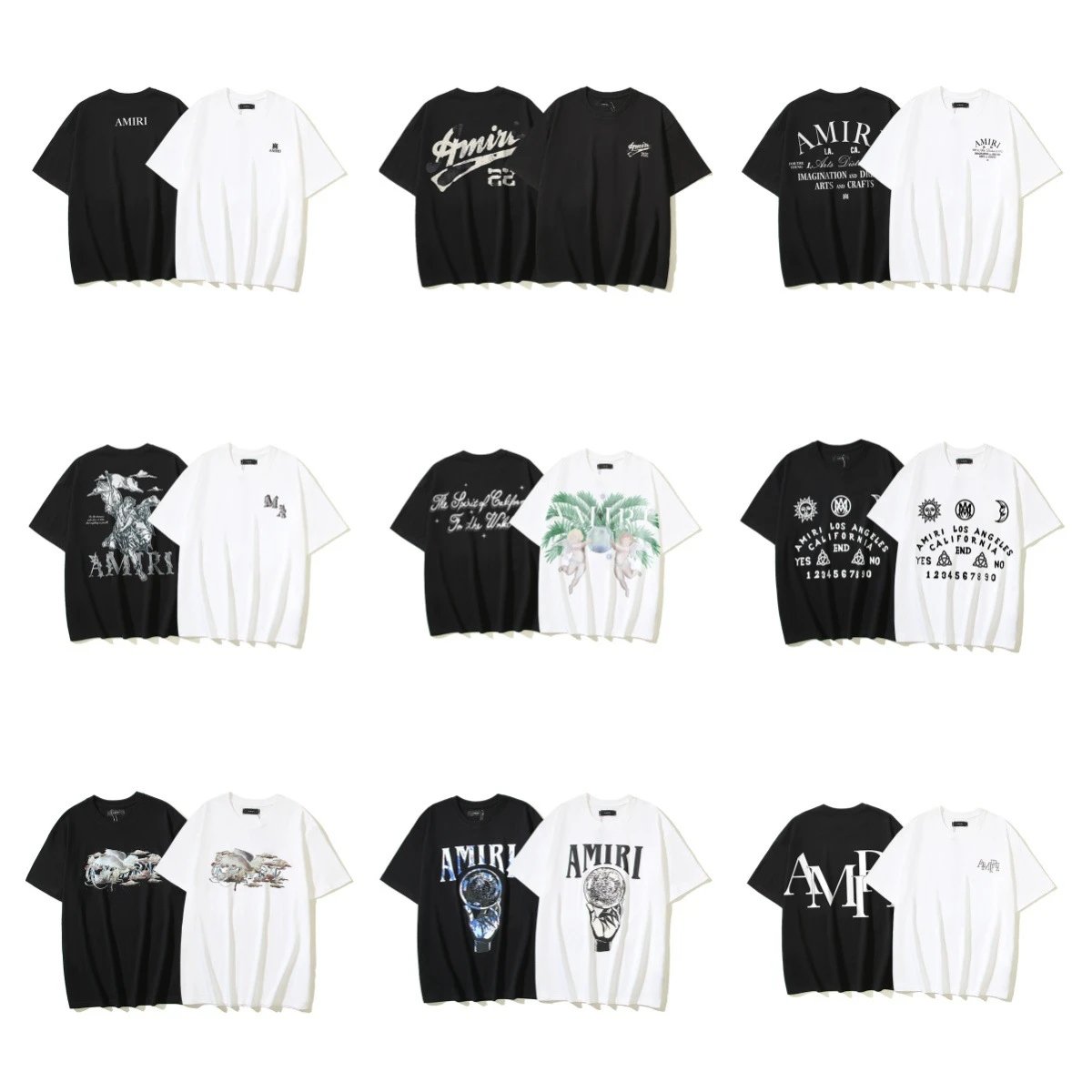Design 'The Spirit of California' Graphic Print Oversized T-Shirt White - 4