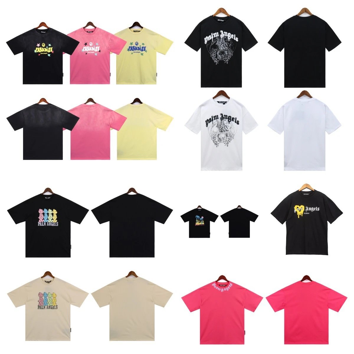 Palm Angels Palm Tree Print Oversized T-Shirt Black - 3