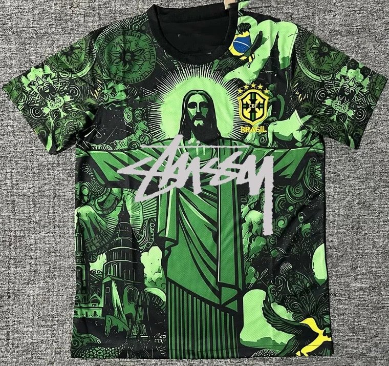Stussy x CBF Brazil National Team Jersey Yellow / Green - 15