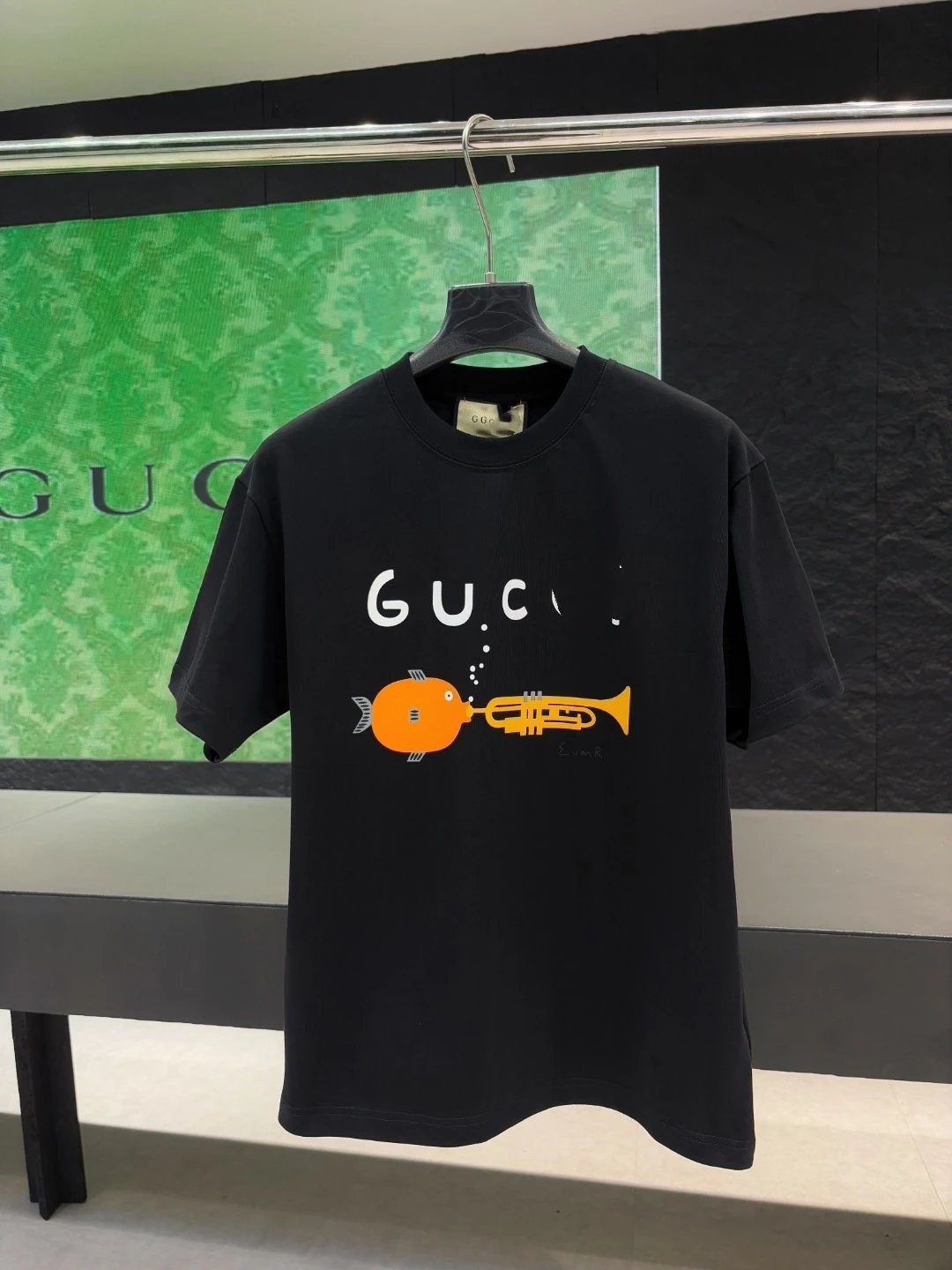 Gucci Crab Print Graphic T-Shirt Off-White - 12
