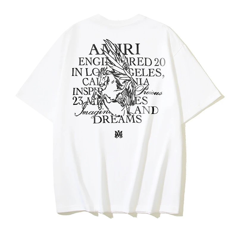 Design 'The Spirit of California' Graphic Print Oversized T-Shirt White - 28