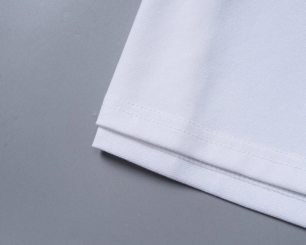 Gucci GG Monogram Black Polo with White Trim Tops Polo - 9