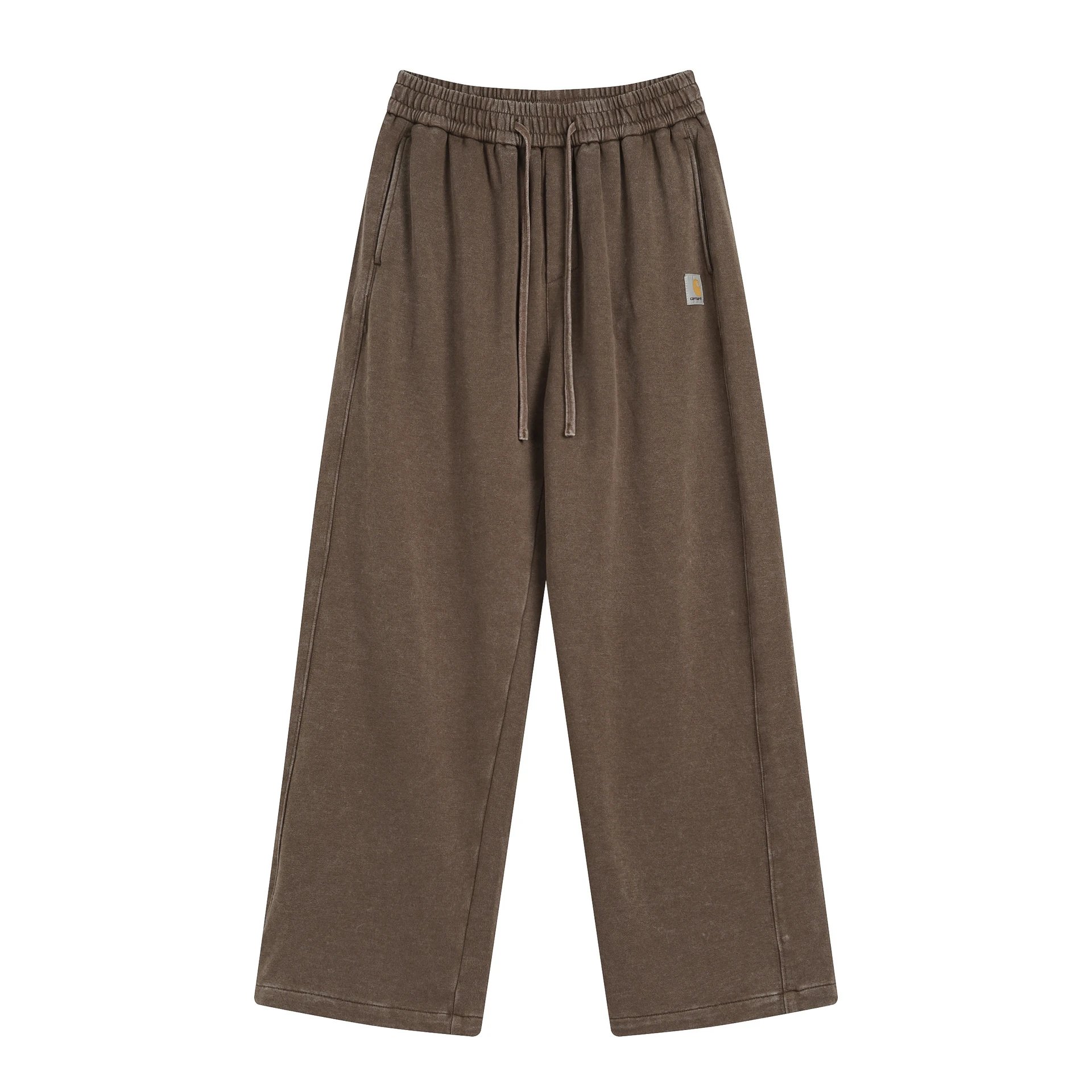 Carhartt Work In Progress Carhartt WIP Sweatpants Navy with Yellow Logo Sweatpants - 47