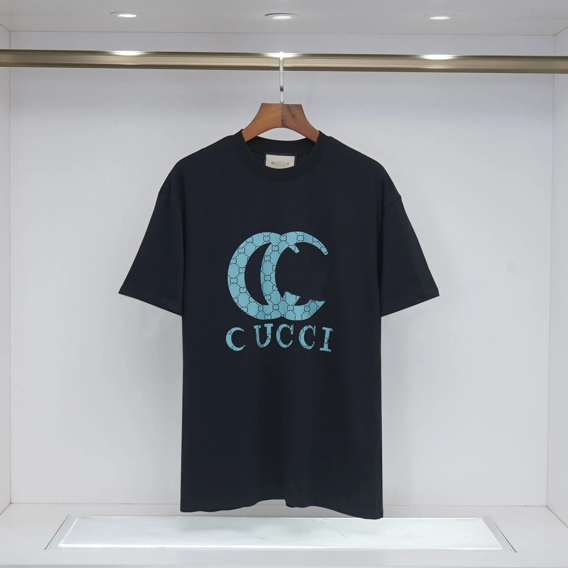 Gucci Interlocking CC Logo T-Shirt Black - 1