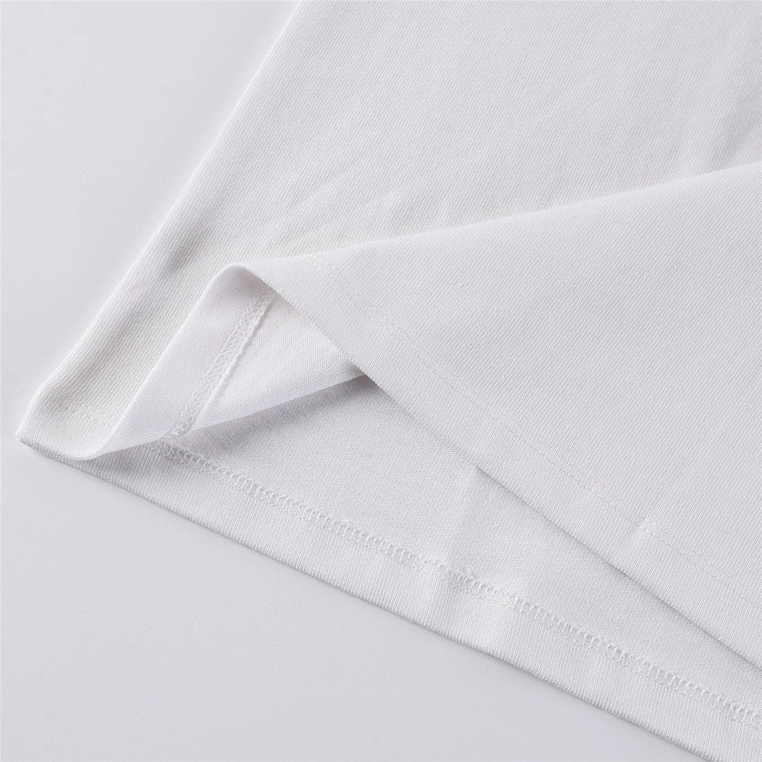 Balenciaga BB Logo Print White T-Shirt - 7