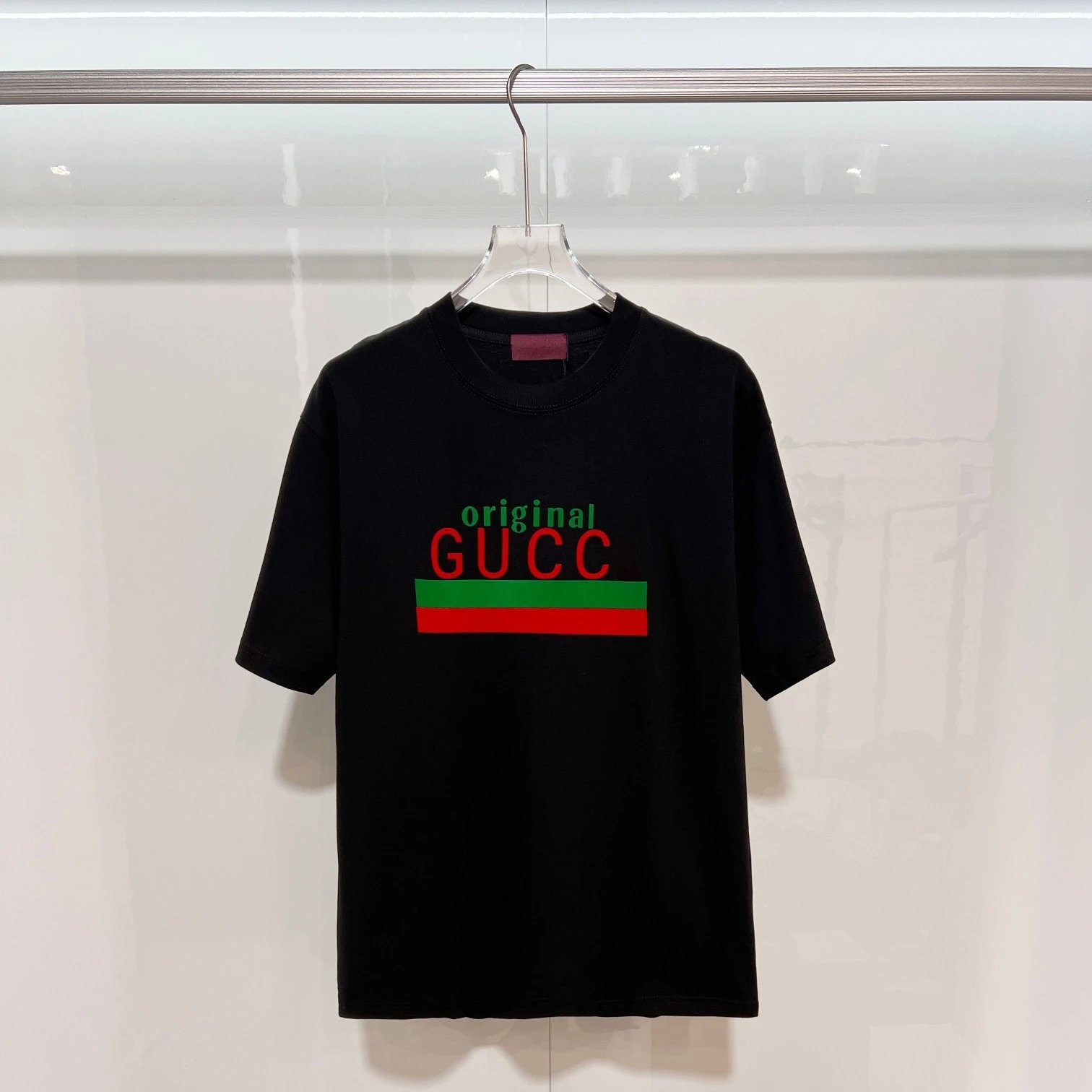 Gucci Original Logo Black T-Shirt - 1