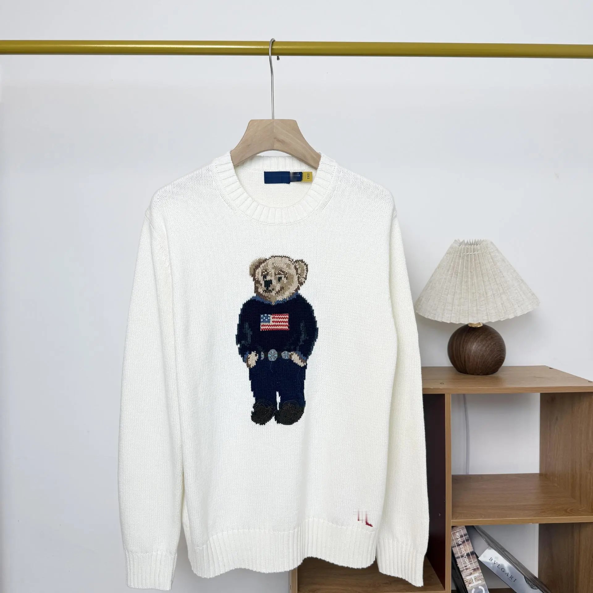Polo Ralph Lauren Bear Sweater White - 7