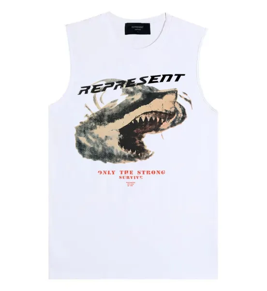 Represent Club Owners Brown Sleeveless Vest Vest Top - 4