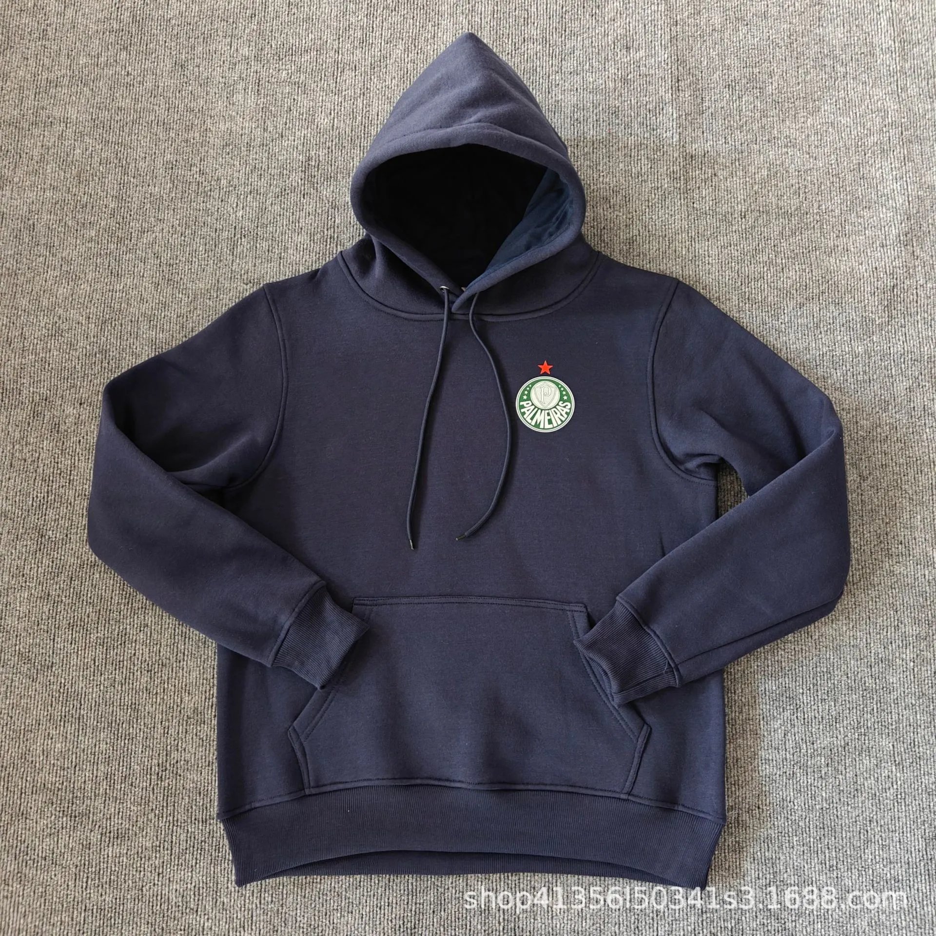 Palmeiras Logo Hoodie Gray - 4
