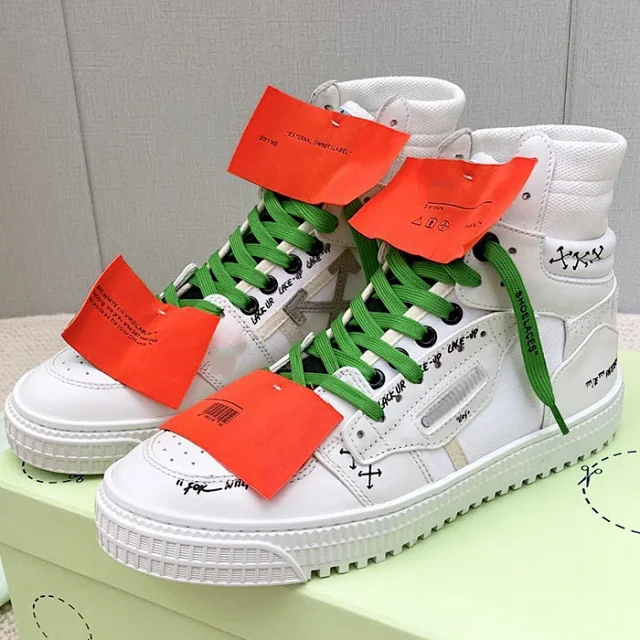 Unbranded Sneakers High-top lace-up with decorative tags product detail image 9