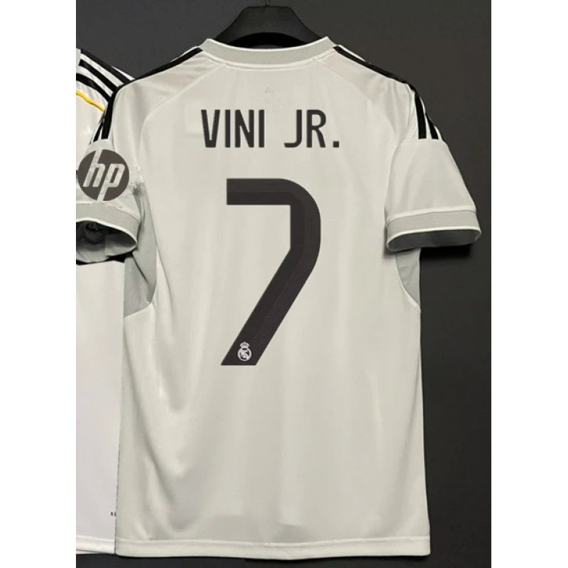 Real Madrid Vini Jr. #7 Away Jersey White - 1