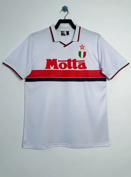 AC Milan 1987-88 Away Jersey White - 1
