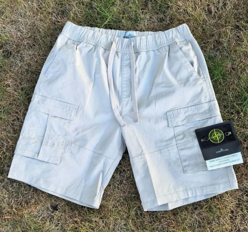 Stone Island Cargo Shorts Black - 10