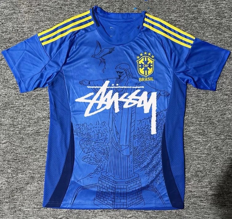 Stussy x CBF Brazil National Team Jersey Yellow / Green - 21