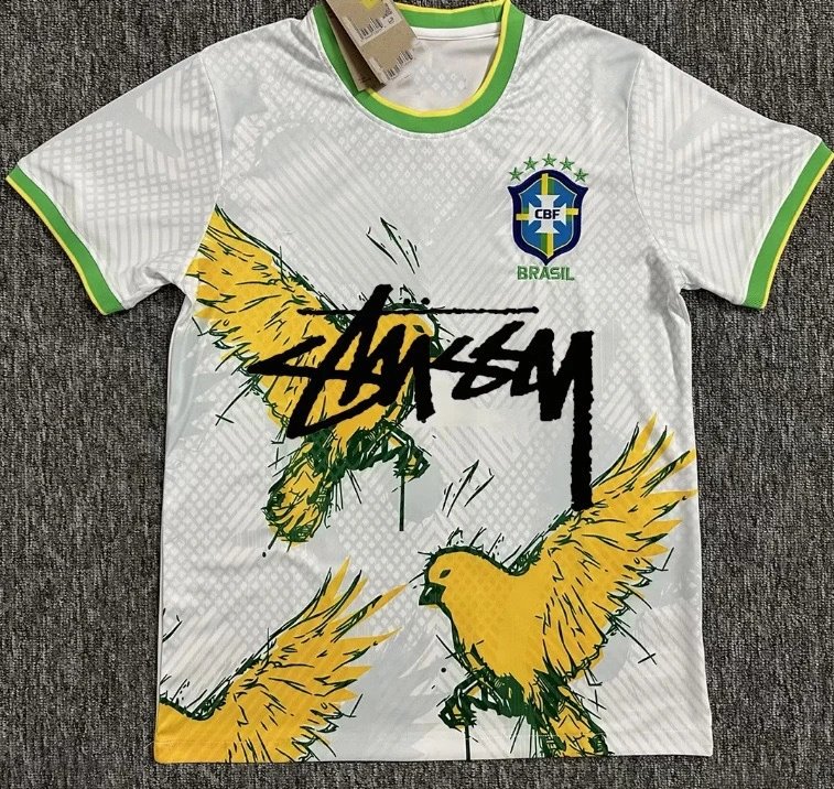 Stussy x CBF Brazil National Team Jersey Yellow / Green - 12