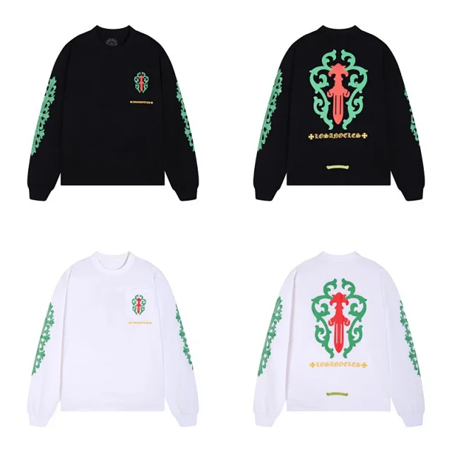 Chrome Hearts T-Shirts Graphic Long-Sleeve T-Shirt product detail image 14