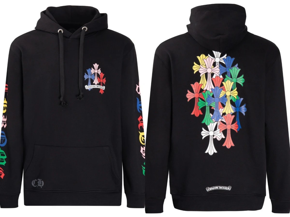 Chrome Hearts Hoodies & Sweatshirts Hooded graphic sweatshirt — 7006 black