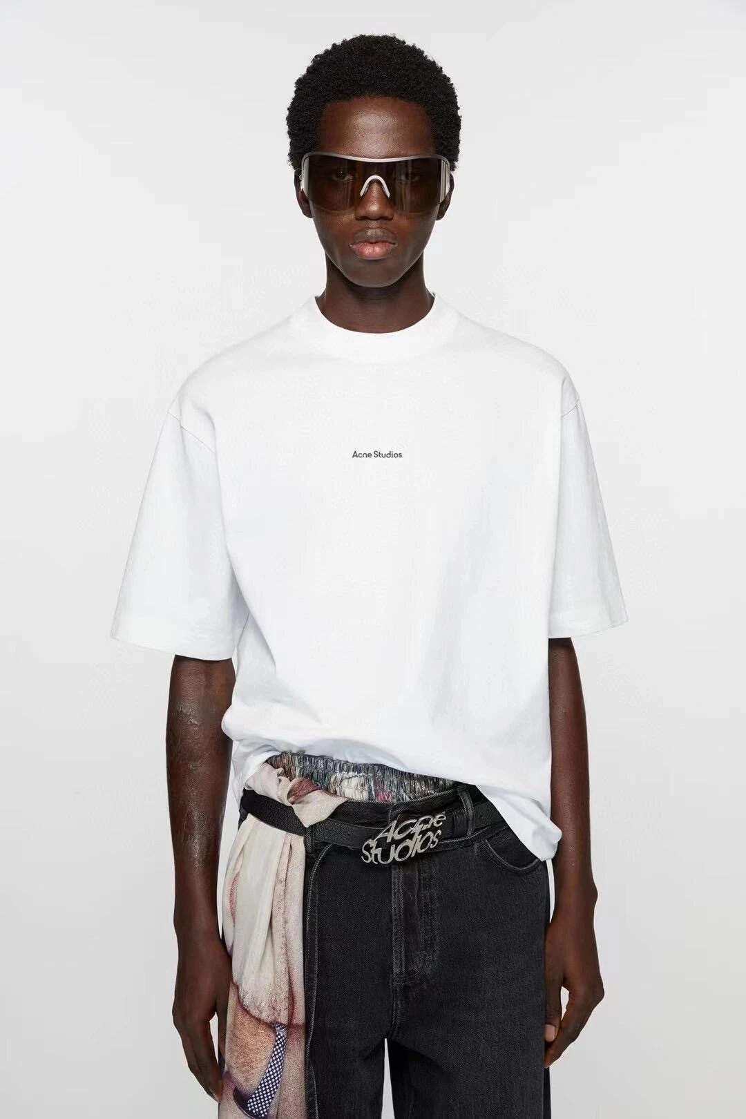 Acne Studios Heart Print White T-Shirt - 14