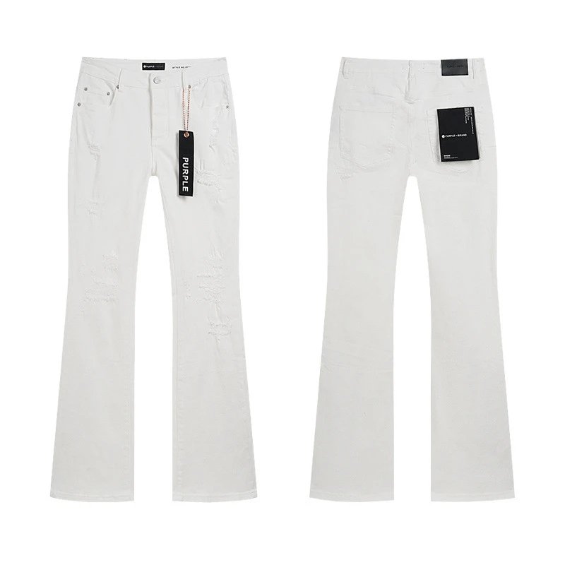 Design Distressed Black Flared Jeans - 23