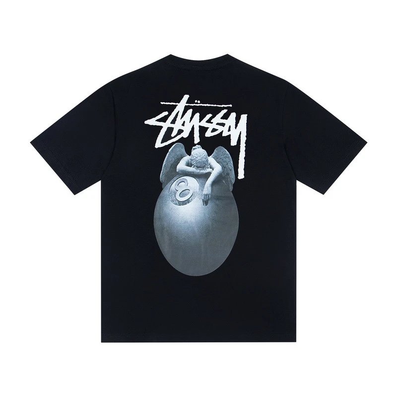 Design Flame Graphic T-Shirt Black - 23