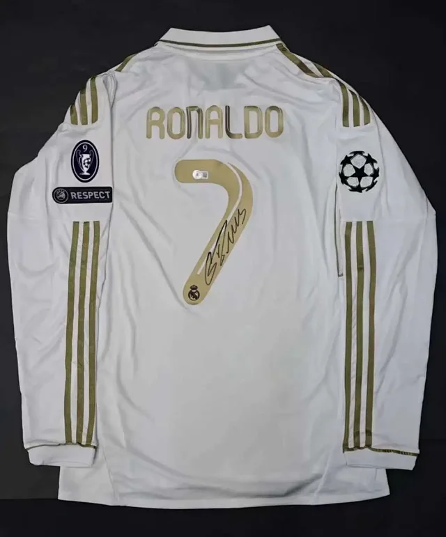 Real Madrid Football Jerseys Long-sleeve signed player jersey product detail image 1