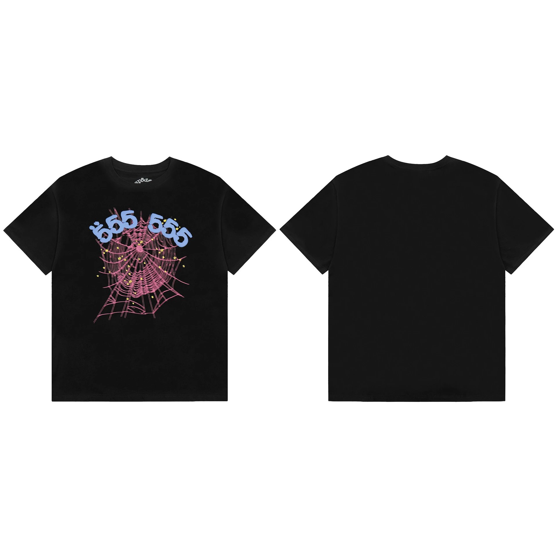 SP5DER Spider 5 Logo Blue T-Shirt - 15
