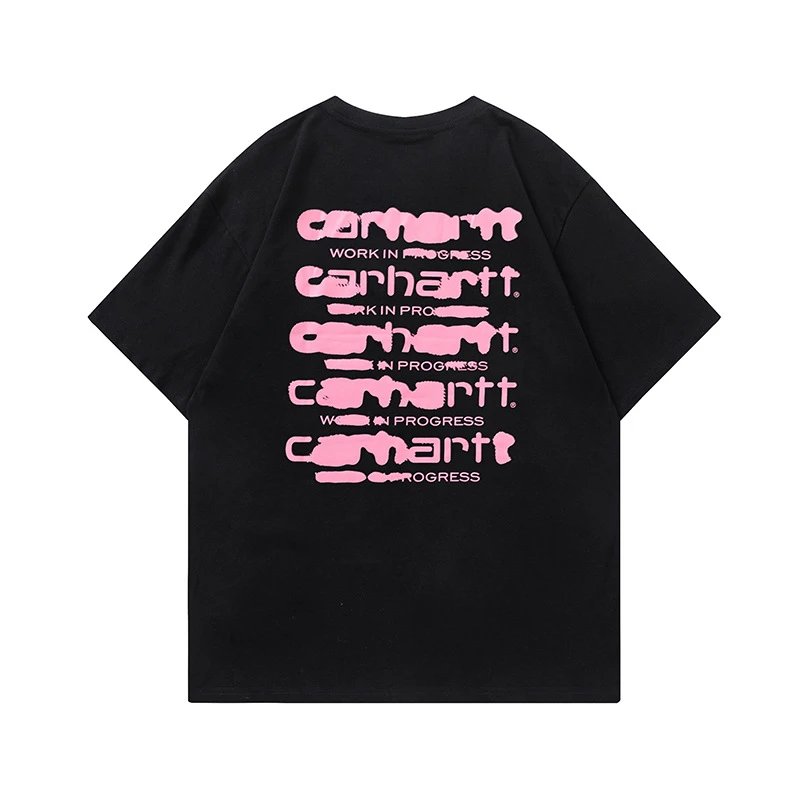 Carhartt Work In Progress Stacked Logo Graphic T-Shirt White - 5