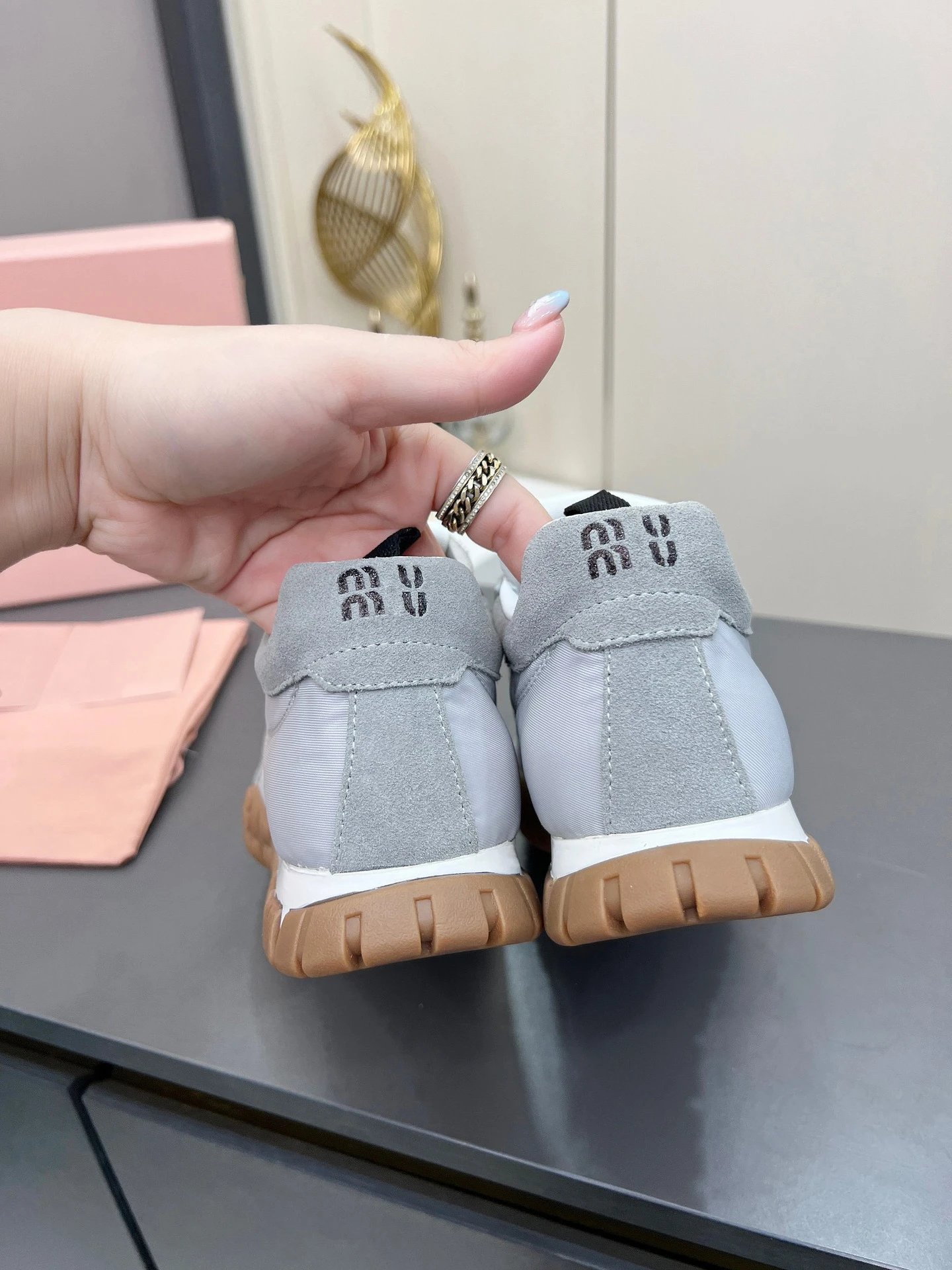 Miu Miu Runaway Sneakers Yellow Suede and Nylon - 12