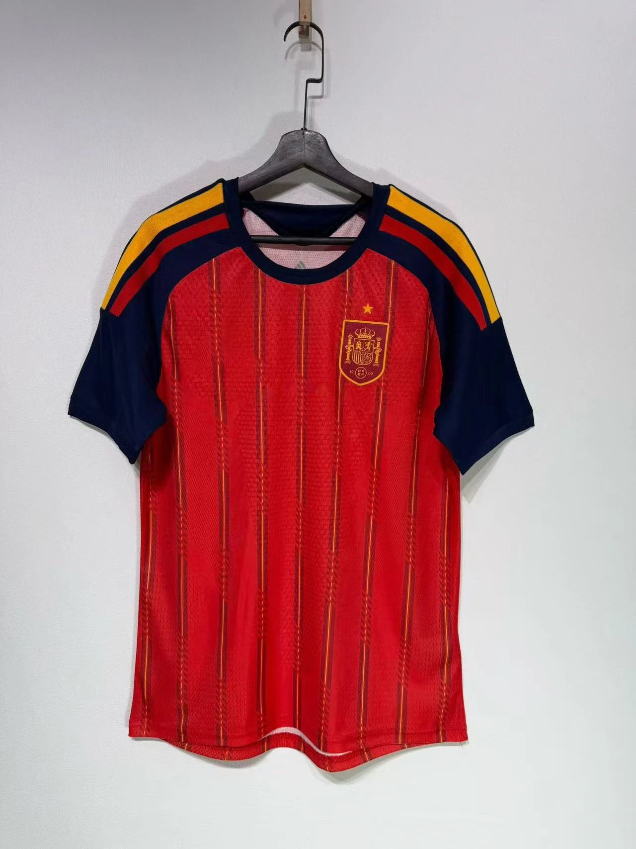 Design Argentina National Team Home Jersey Messi #10 Blue and White Stripes Jersey - 13