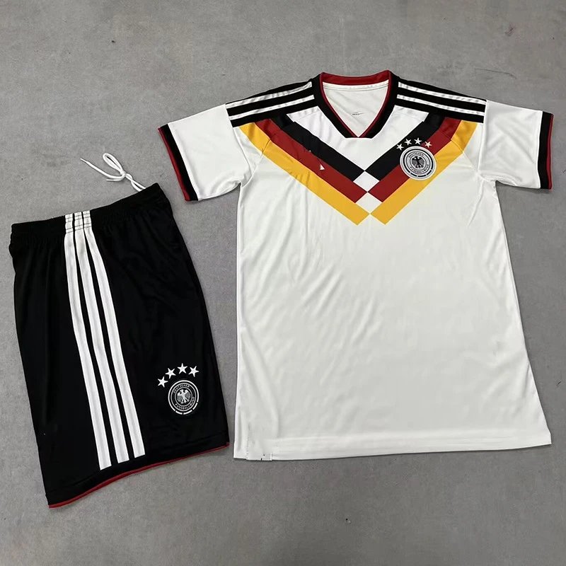 Design Feyenoord FC Home Kit Red White Black Jersey and Shorts Jersey - 41