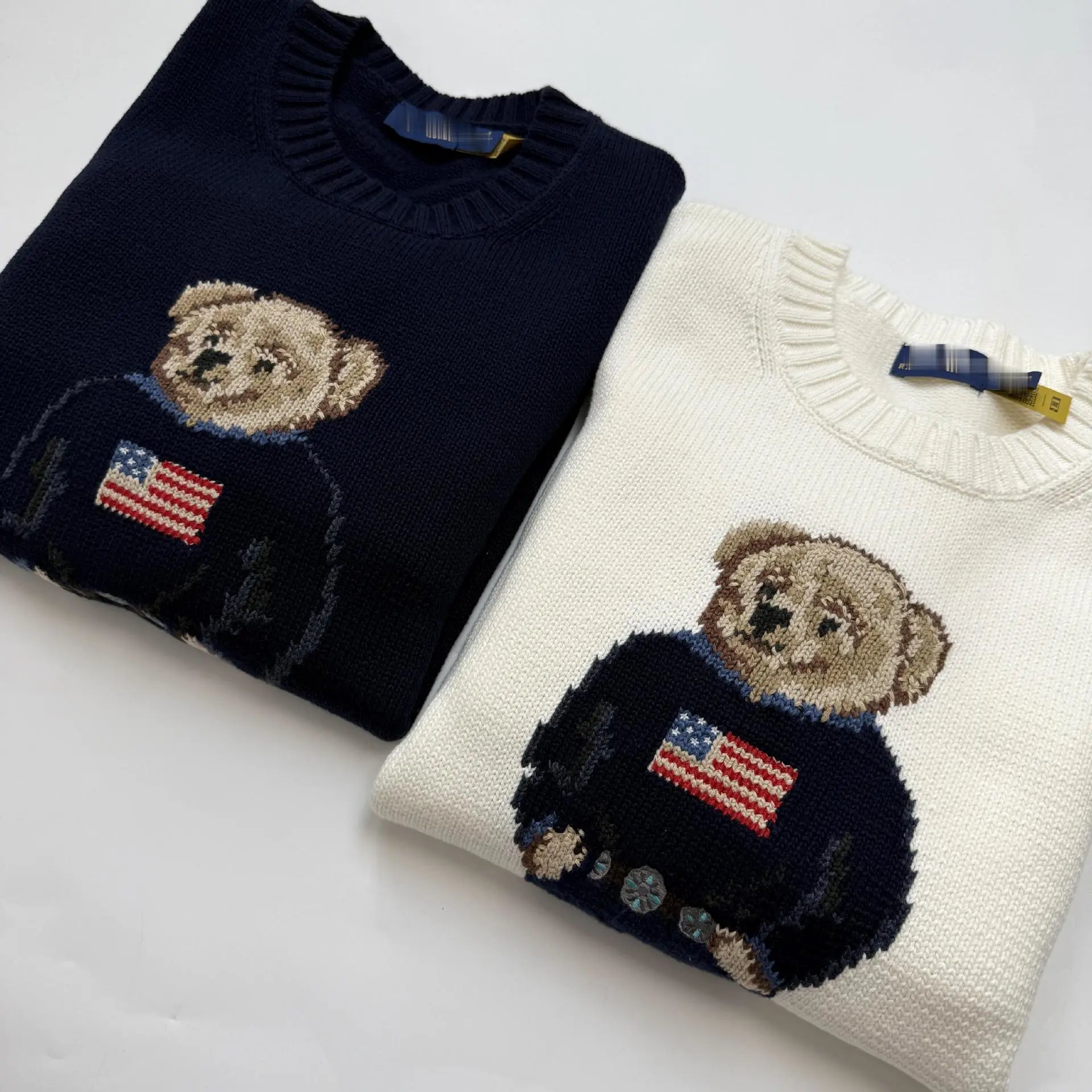 Polo Ralph Lauren Bear Sweater White - 11