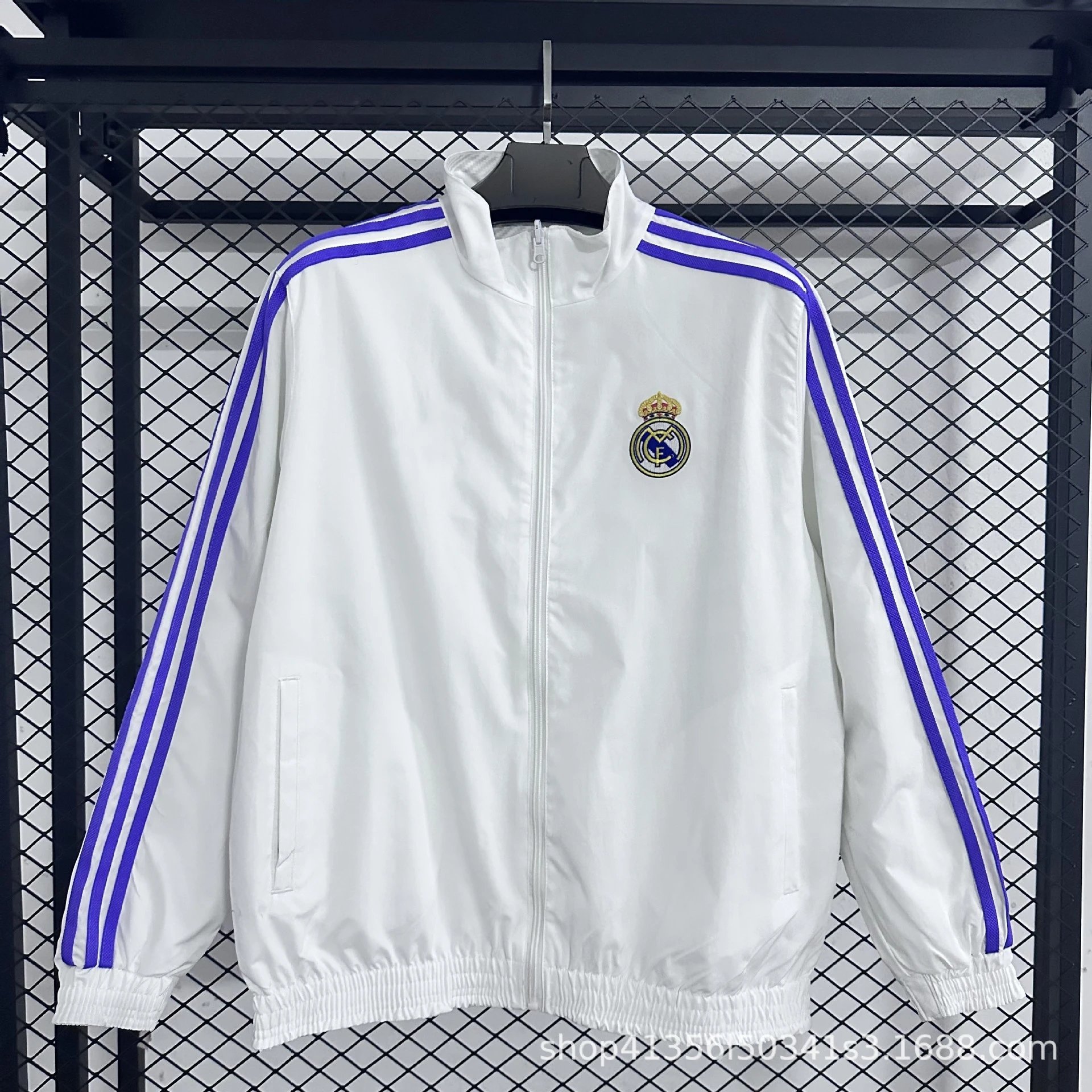 AFA Argentina National Team Track Jacket Light Blue Windbreaker - 10