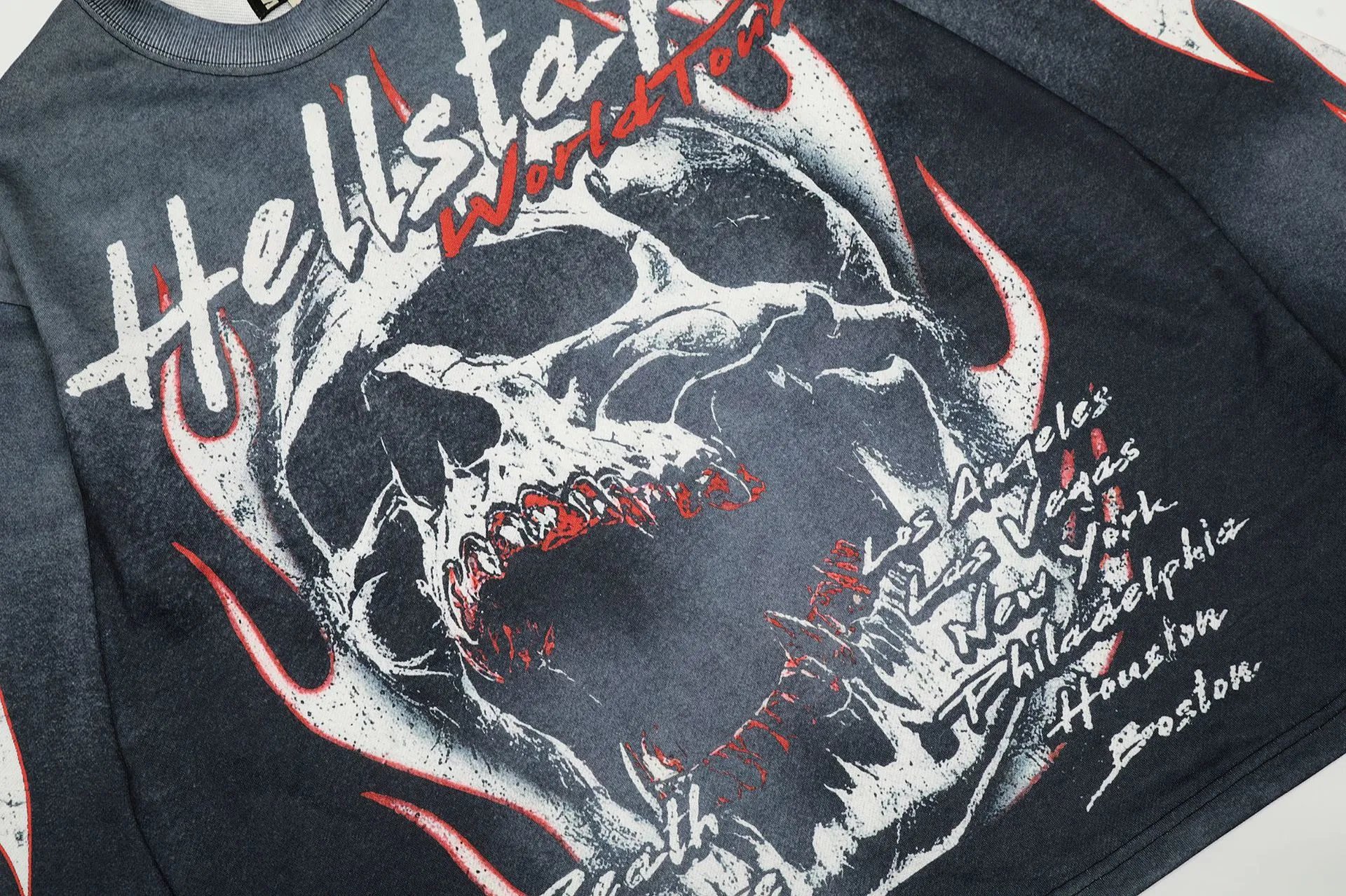 Hellstar Graphic Long-Sleeve Jersey White / Black - 8