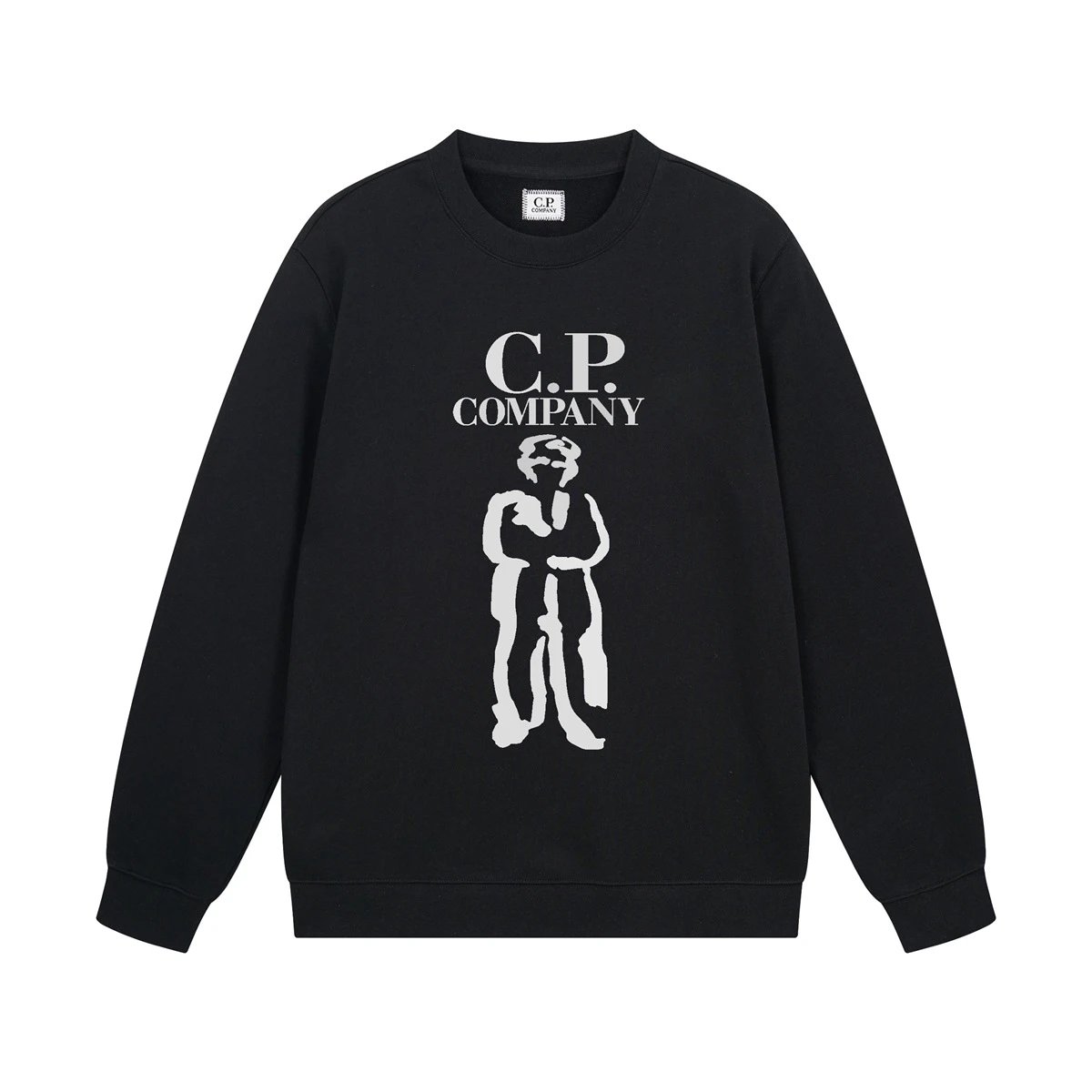C.P. Company Logo Graphic Sweatshirt White Hoodie - 15