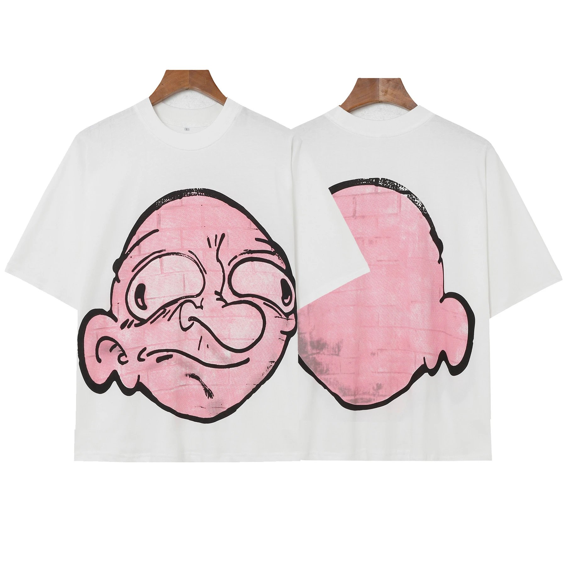 Design Bornstar CD Graphic Cropped T-Shirt White T-Shirts - 9