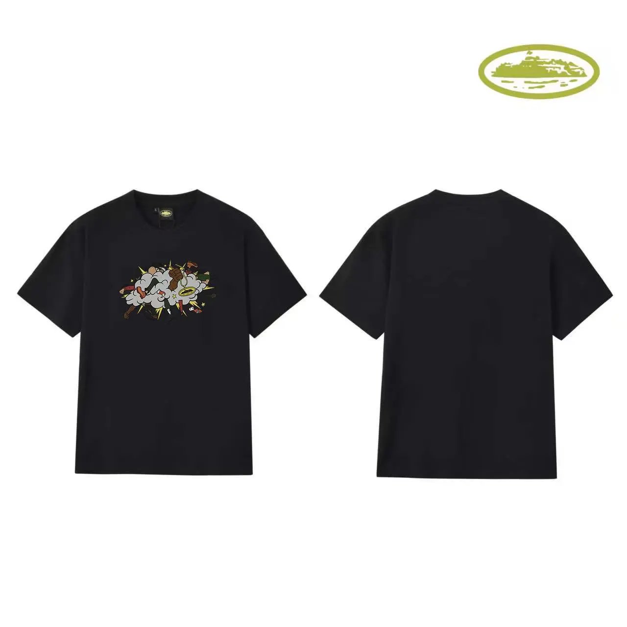 Design Cloud Burst Graphic T-Shirt White - 34