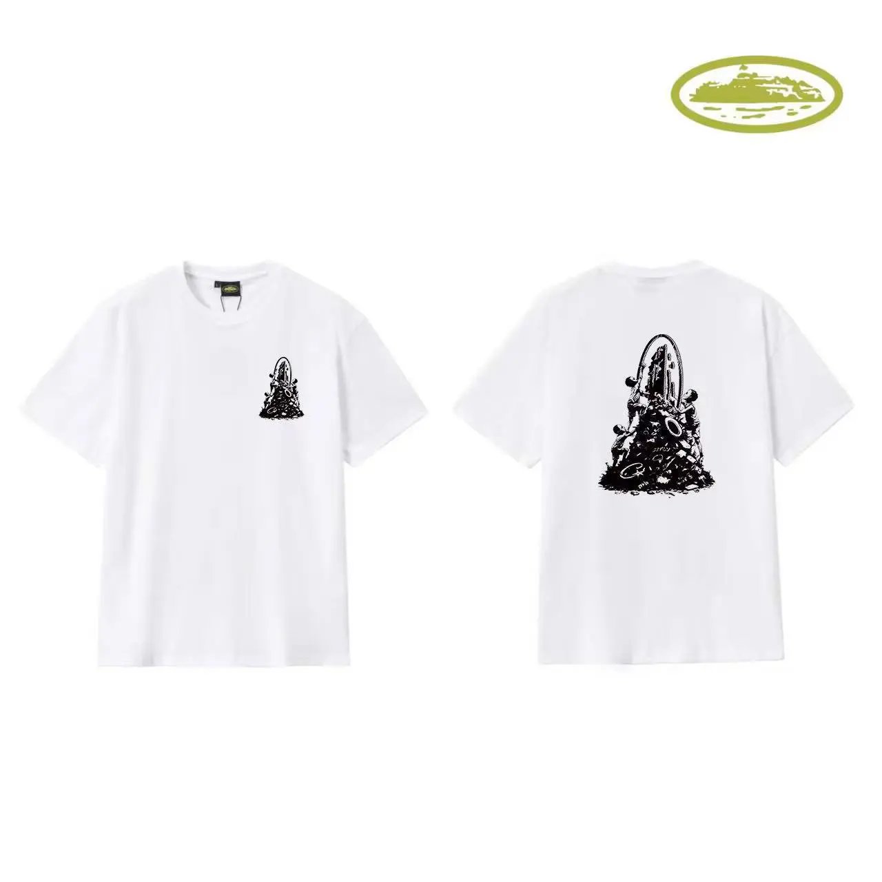 Design Cloud Burst Graphic T-Shirt White - 35