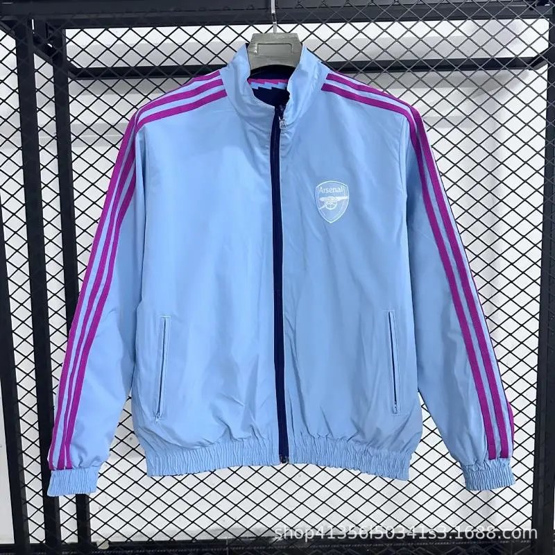 AFA Argentina National Team Track Jacket Light Blue Windbreaker - 6