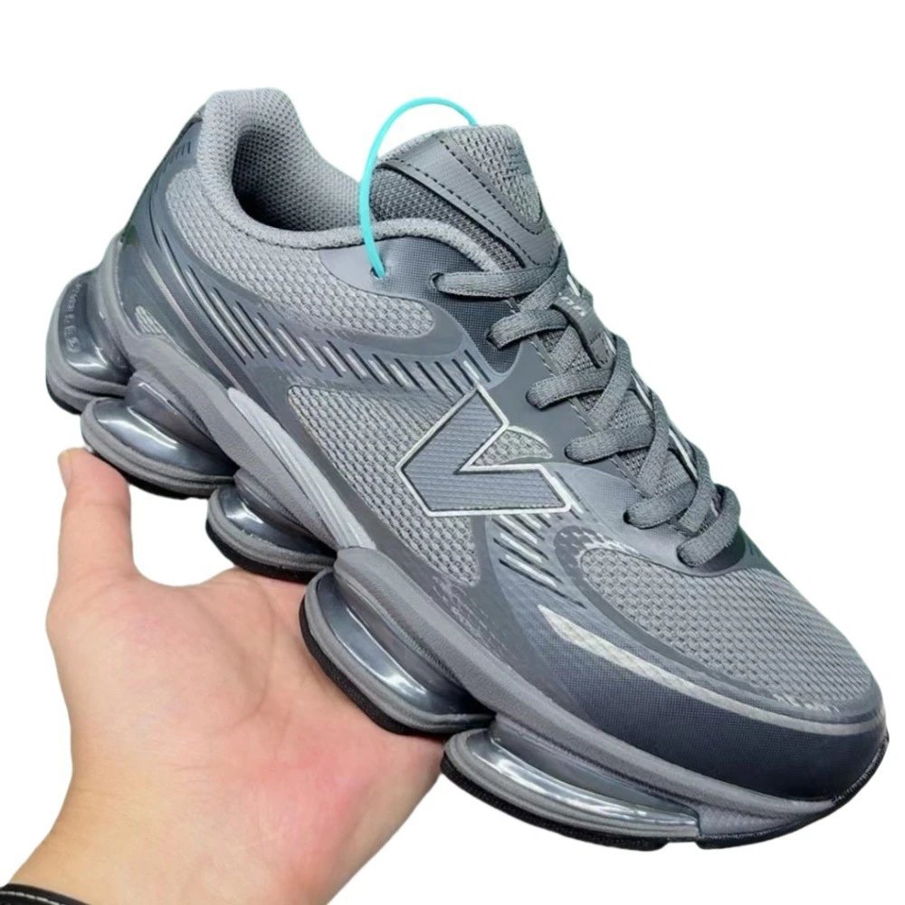 New Balance A15 Gray Black Red Running Shoes - 3
