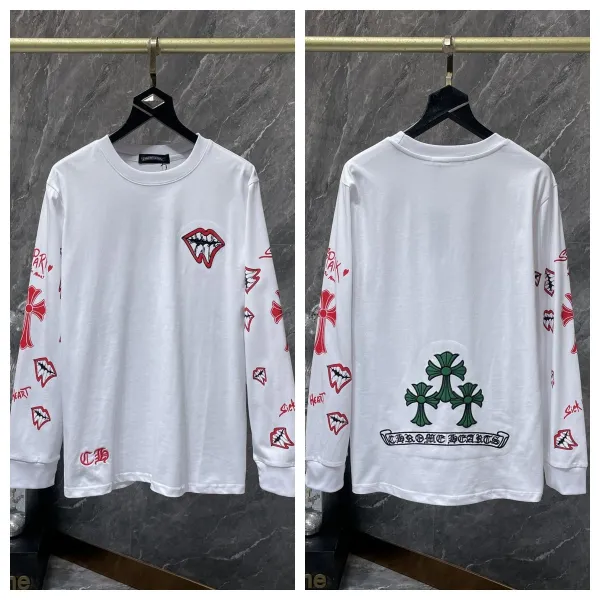 Chrome Hearts Multicolor Cross Cluster Long Sleeve T-Shirt Black - 42