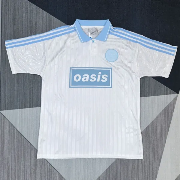Adidas Originals Manchester City 1995-96 Away Jersey White / Light Blue - 1