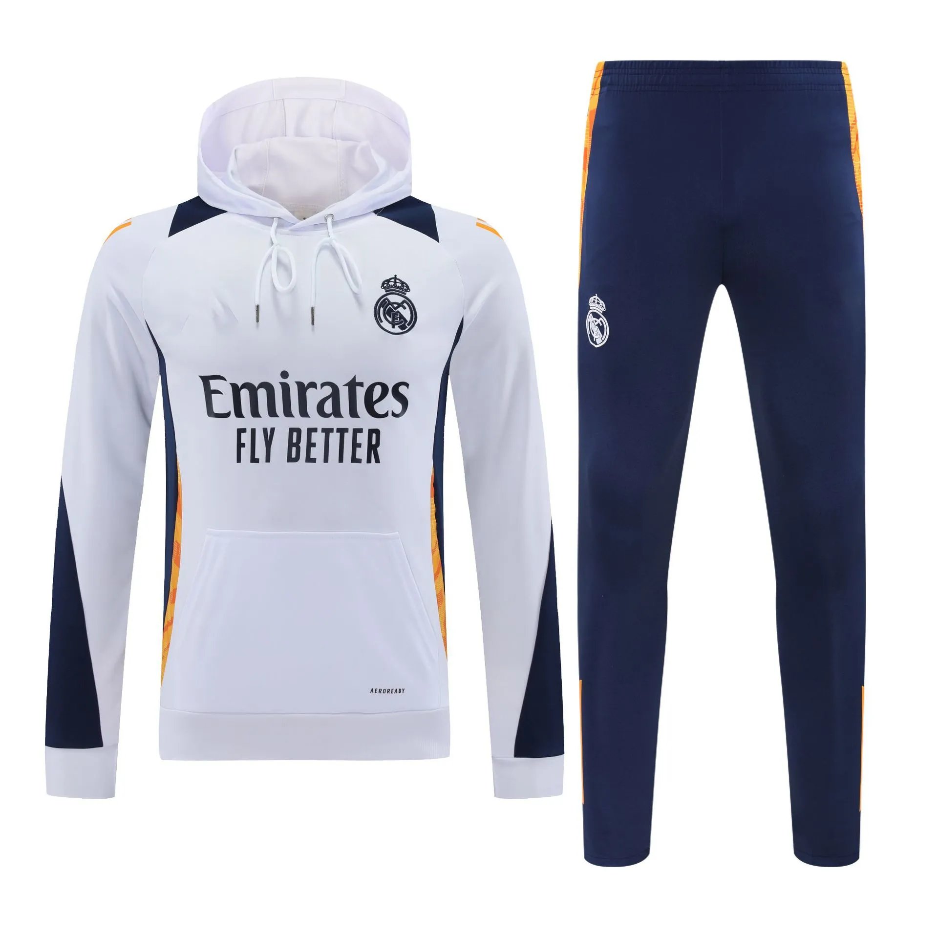 Inter Milan Training Hoodie and Sweatpants Set Navy Blue Tracksuit - 8