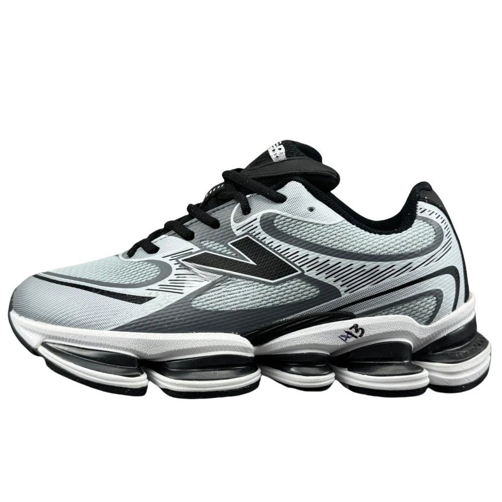 New Balance A15 Gray Black Red Running Shoes - 17
