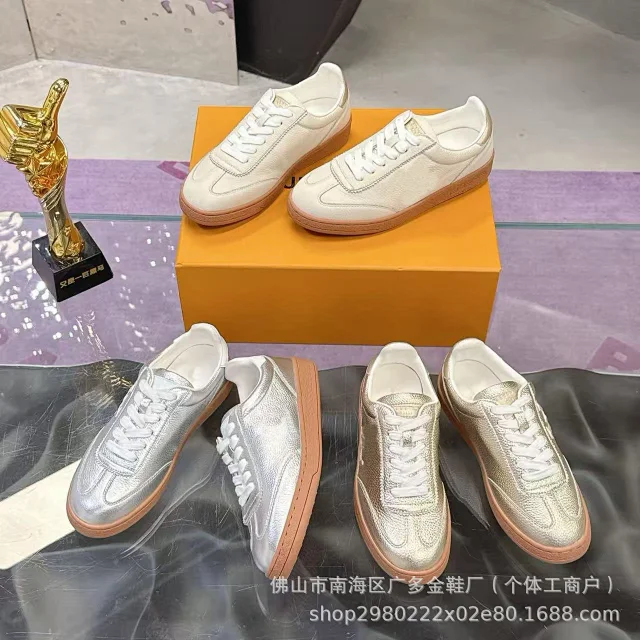 Unbranded Sneakers Low-Top Leather with Gum Soles product detail image 1