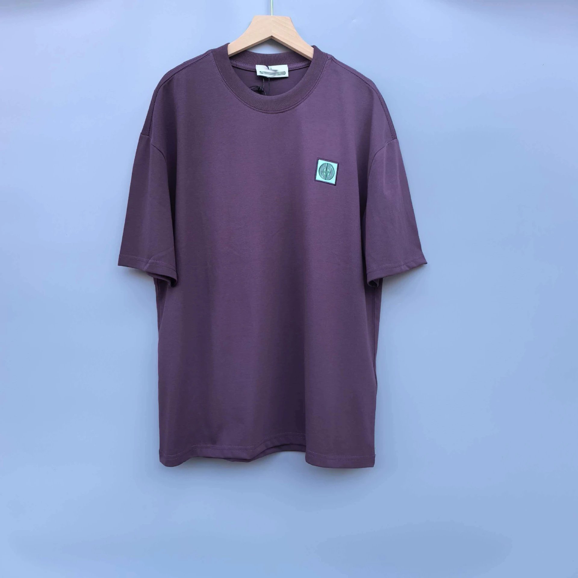 Design Minimalist Patch T-Shirt Dusty Pink T-Shirt - 25