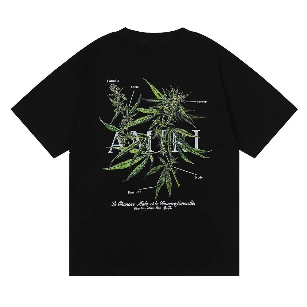 Amiri Monogram Logo T-Shirt Light Blue - 44