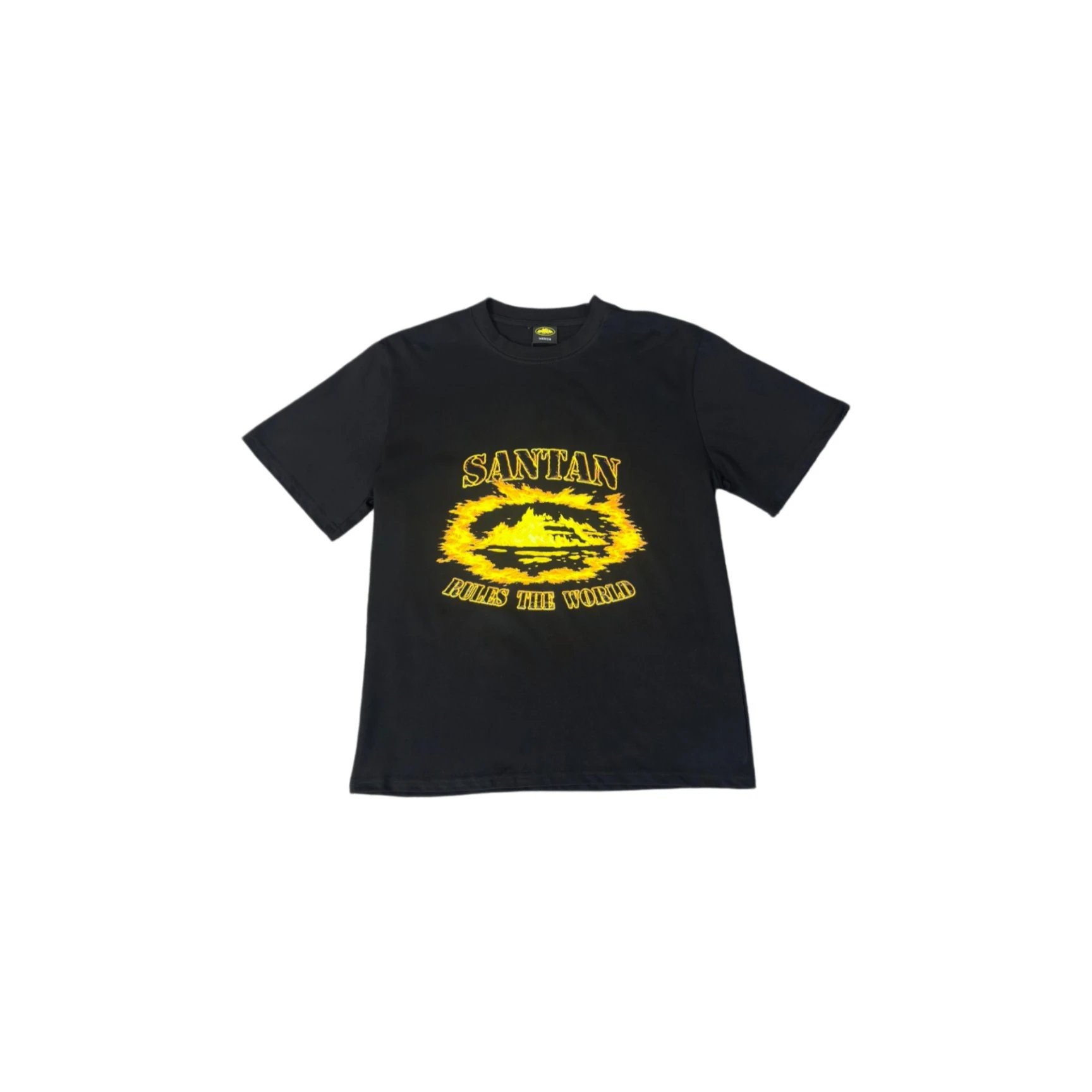 Corteiz Rules The World Black T-Shirt - 24