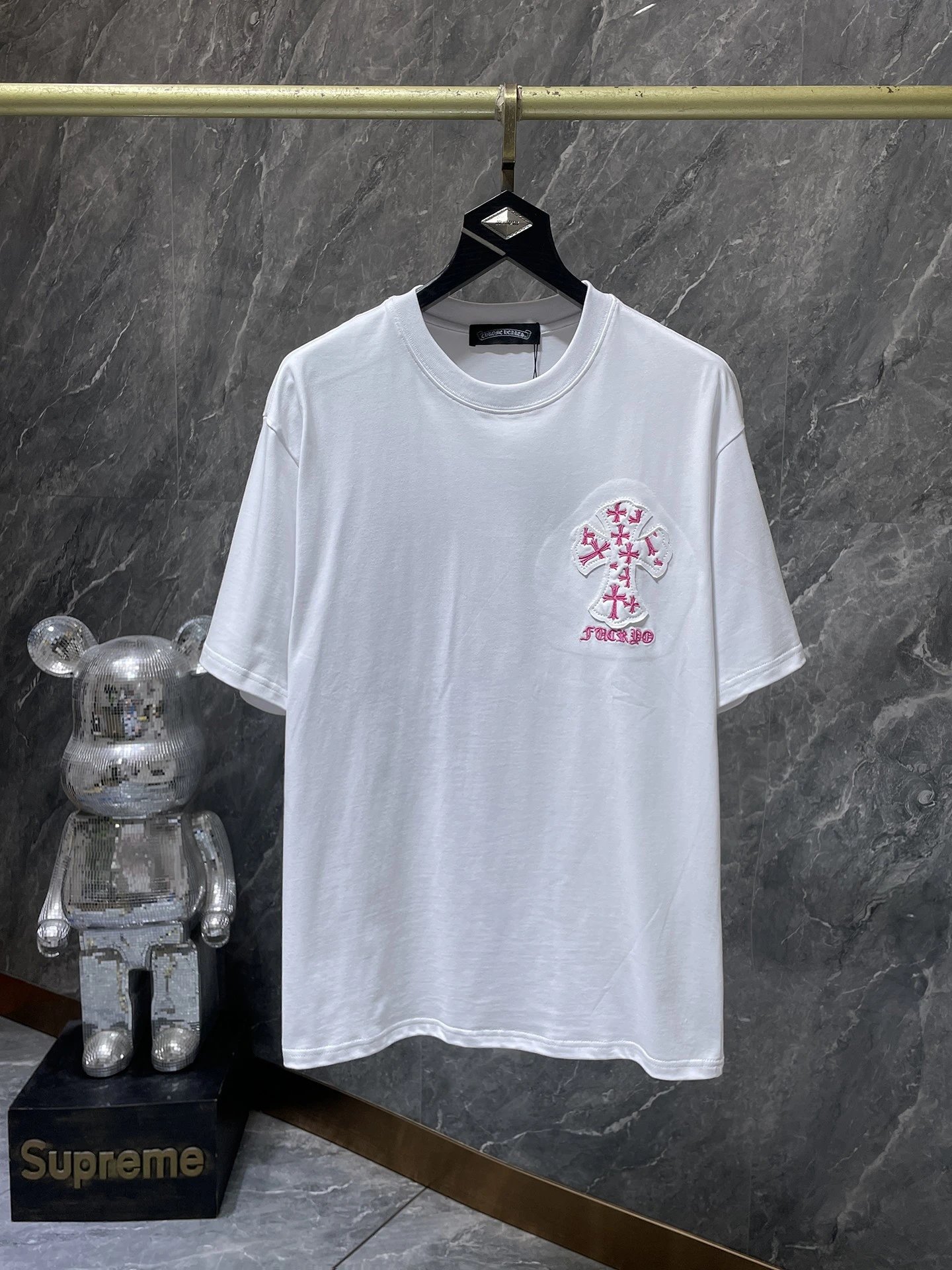 Design St Barth x Unknown Brand Graphic Print Black Oversized T-Shirt T-Shirts - 3